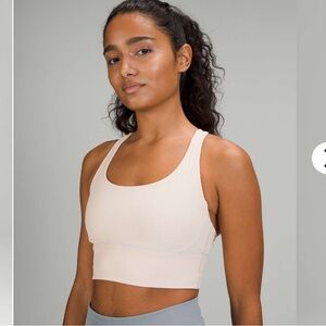 Lululemon Energy Bra Longline Ribbed *Medium Support, B–D Cups
 Size 8